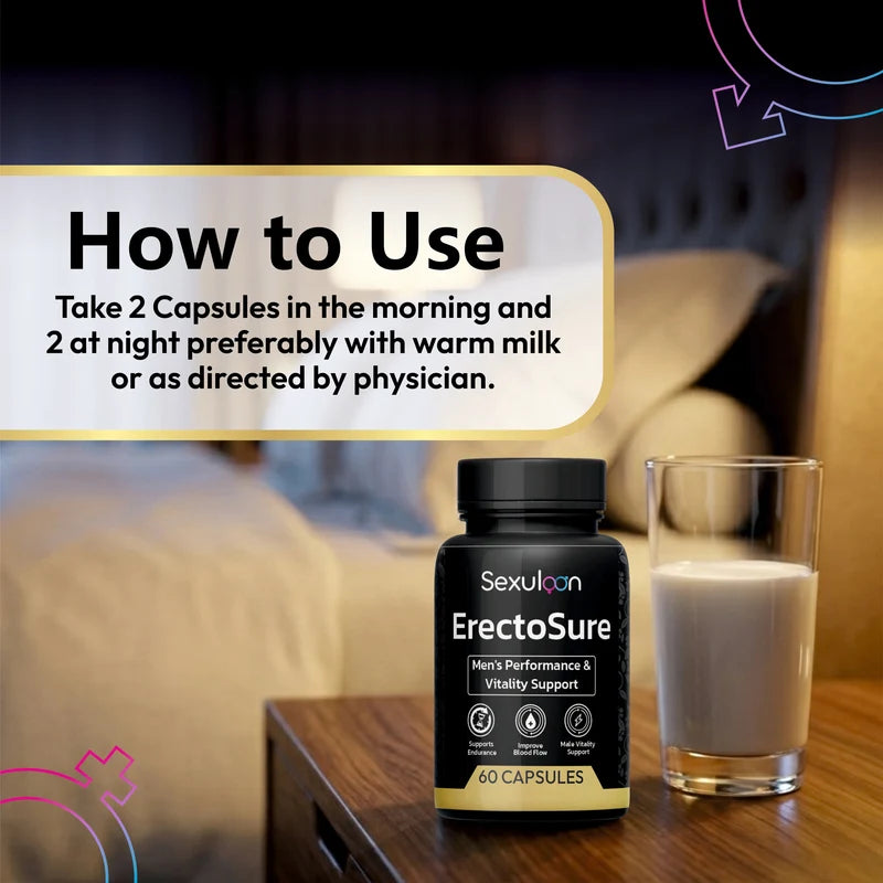 Erectosure Men's Herbal Wellness Capsules